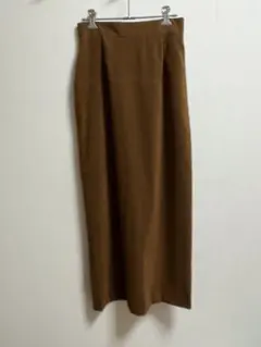 美品　スエード　ロングスカート