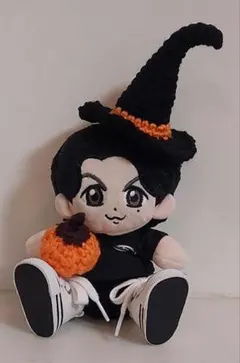 福山雅治　ちぃましゃ　ぬいぐるみ用　ハロウィン帽子+かぼちゃ(H1)