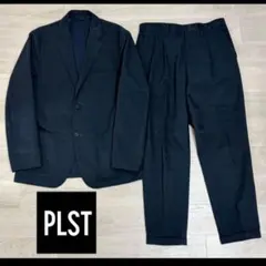 PLST セットアップスーツ M グレンチェック 速乾 洗濯可能 春夏