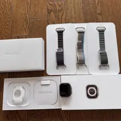 Apple Watch ウルトラ本体　49mm バンド3本付き　アップルウォッチ