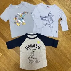ドナルド　3種Tシャツセット　90cm