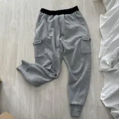 グレー ジョガーパンツ レディース