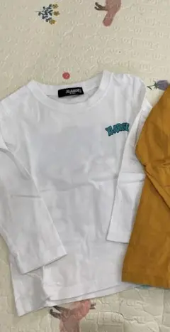 れん様XLARGE 長袖カットソー 白のみサイズ100