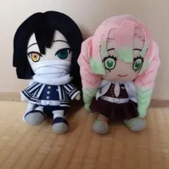 伊黒小芭内 & 甘露寺蜜璃 鬼滅の刃 BIGぬいぐるみ セット - メルカリ