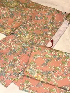 花柄 ピンク 羽織と帯のセット