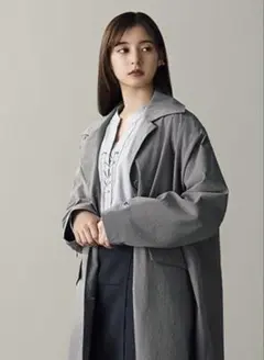 Champion◆ストレッチ スクリプトロゴ ロングコート/M