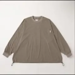 S.F.C / BIG NYLON LS TEE Beige【XL】