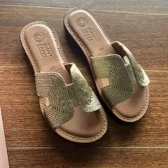 EDER SHOES 1806 ORO エダーシューズ レザーサンダル　エルメス