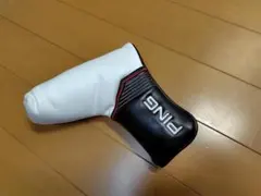 PING パター用 ヘッドカバー ホワイト ブラック