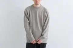 ATON 最高級 アルパカ ニット サイズ6 使用短時間２回 紙タグあり ATON 最高級 アルパカ ニット サイズ6 使用短時間2回 紙タグ