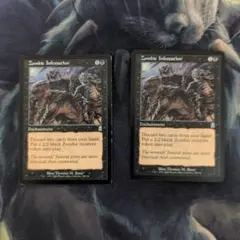 ゾンビの横行　英語版2枚