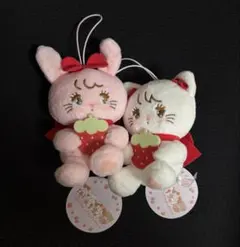 mikko いちごマスコットぬいぐるみ キャミー ムース セット
