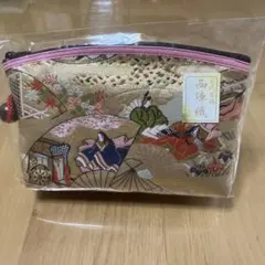 平安柄　ポーチ