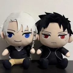 新品　カグラバチおすわりBIG ぬいぐるみ 六平千鉱 カグラバチ GiGO おすわりBIGぬいぐるみ 六平千紘 漣伯理 2種セット