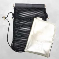 story. ストーリー ポーチ付き メッシュ サコッシュ ショルダーバッグのサムネイル