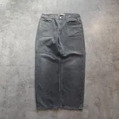 【W38 L34】usa levi's ブラックデニム リーバイス 550