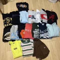 古着 まとめ売り ブランド有り トレーナー パーカーなど18点セット