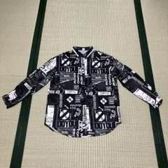 キッズ　柄シャツ　長袖