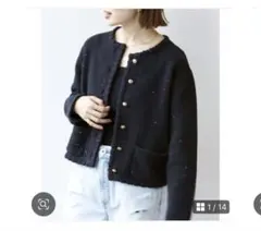 IENA ニットジャケット 金ボタン 2023 スローブイエナ
