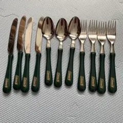 Coleman カトラリーセット 緑