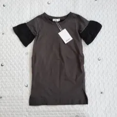 新品 ペアマノン 袖 フリル 半袖 Tシャツ ワンピースのサムネイル