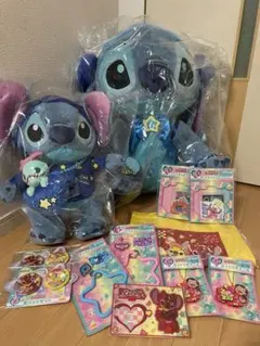 一番くじ　ラストワン賞　A賞　スティッチ ぬいぐるみ ヘッドフォン付き　全12個