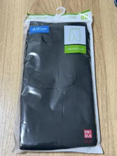 UNIQLO AIRism ブラックレギンス 80