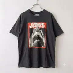 JAWS ジョーズ 映画 ムービーTシャツ 半袖 ブラック 黒 Lサイズ 希少
