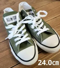 CONVERSE ALL STAR オリーブグリーン スニーカー 24.0㎝