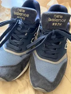 【ニューバランス】997H スニーカー ネイビー/グレー/ピンク