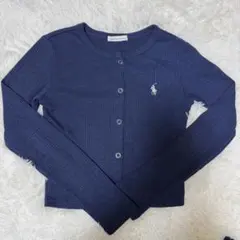 SHEIN ケーブルニットカーディガン ネイビー