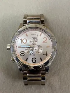 【美品】NIXON　51-30 クロノグラフ シルバーポリッシュのサムネイル