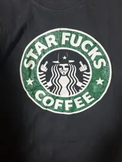 最終値下げ スターバックス パロディ ロゴTシャツ 00s ヴィンテージ 　短丈