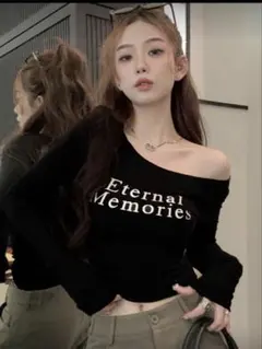 値下げ中‼️SHEIN オフショルダーTシャツ Mサイズ 新品未使用品✨️
