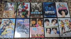 邦画映画 DVD 10枚まとめ売り！ジャケットあり ケースなし 激安