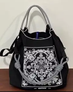 刺繍エコバッグ lサイズ