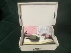 Travis Scott×Nike AJ1 Low Reverse Olive