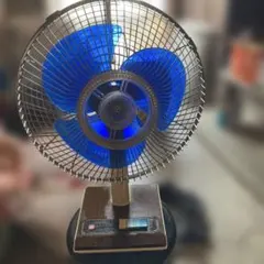 昭和レトロ扇風機 ナショナル製 (オレンジ色) - メルカリ