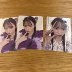 真鍋凪咲　３枚セット　ver.5　トレーディングカード