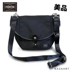 【美品】PORTER エルフィン ショルダーバッグ メッセンジャー 黒のサムネイル