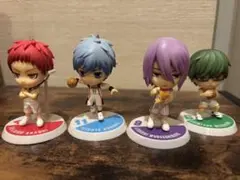 黒子のバスケ　ミニフィギュア4体セット　黒子テツヤ 赤司　紫原　緑間