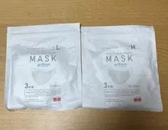 UNIQLO　エアリズムマスク　ホワイト Мサイズ　Lサイズ２点セット