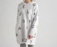 【新品未使用】ジェラートピケ パウダー ロゴジャガード ワンピース