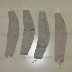 カーテンタッセル 4本セット グレー