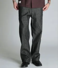 完売品！！ SCHOTT NEP DENIM RAW TROUSERS 新品同様のサムネイル