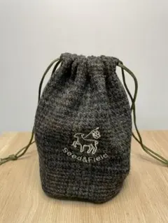 ウール巾着袋