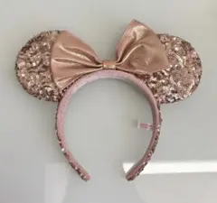 ミニーマウス スパンコール カチューシャ