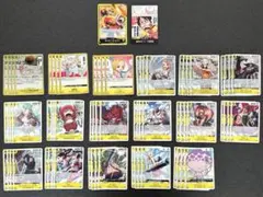 ワンピースカードゲーム　神の島の冒険　レア以下 黄デッキ　パーツセット