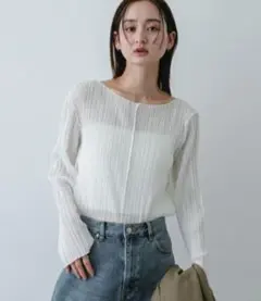 【未使用】 スラブシアープリーツトップスのサムネイル