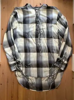 sugarhill 23ss オンブレシャツ　バーン加工　サイズ1 sugarhill 23ss オンブレシャツ バーン加工 サイズ1 - メルカリ
